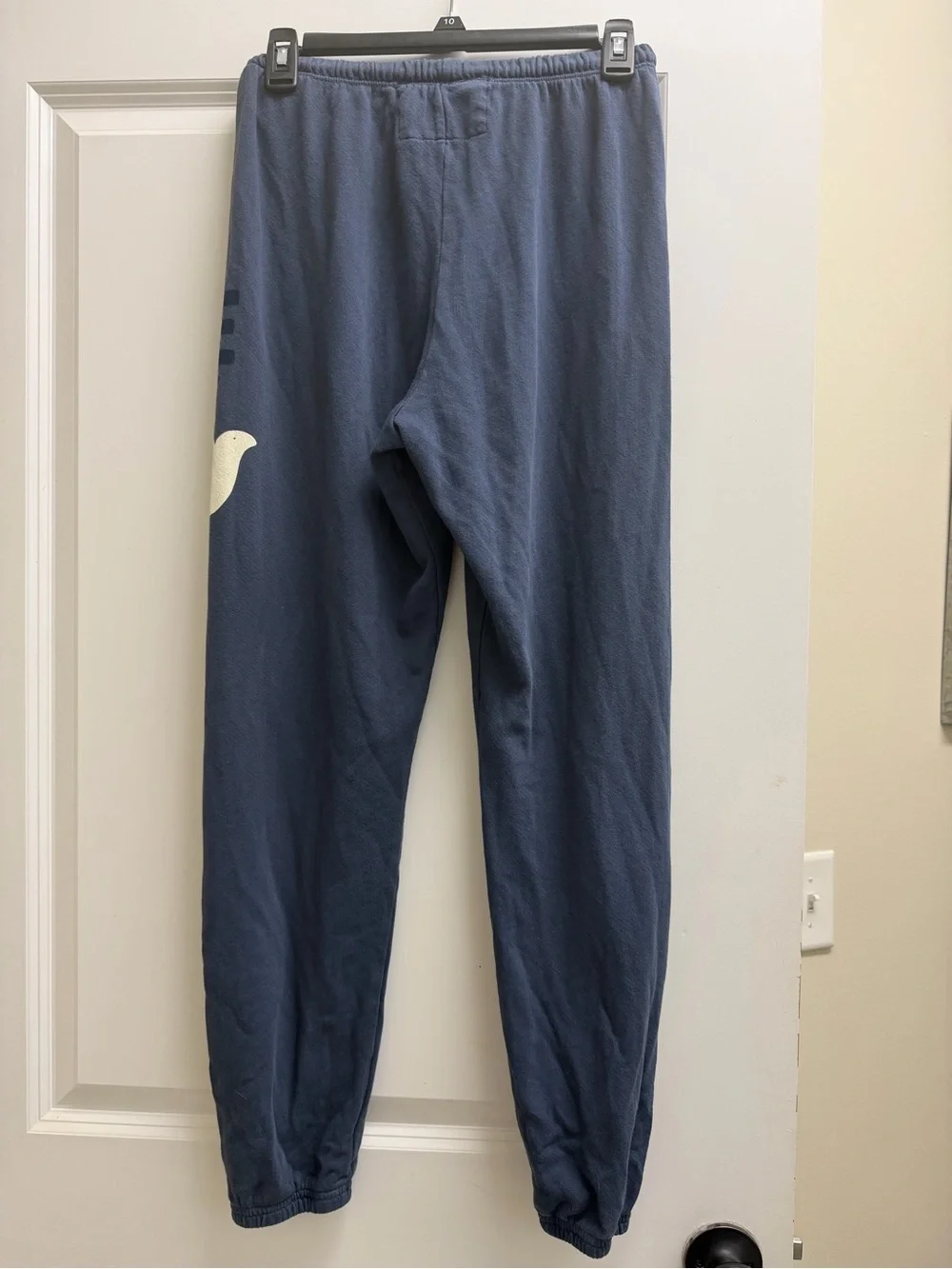 Freecity Navy Blue Logo Sweatpants XS